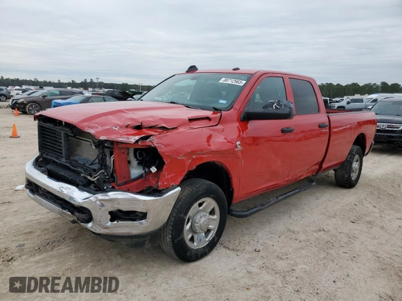 2021 Ram 2500 Tradesman with VIN 3C6UR5HL7MG580228, listed as a Copart auction lot 88712965 with 112,456 mi miles and Salvage Title. Bid and sale history available at carsss.com. Image 2.