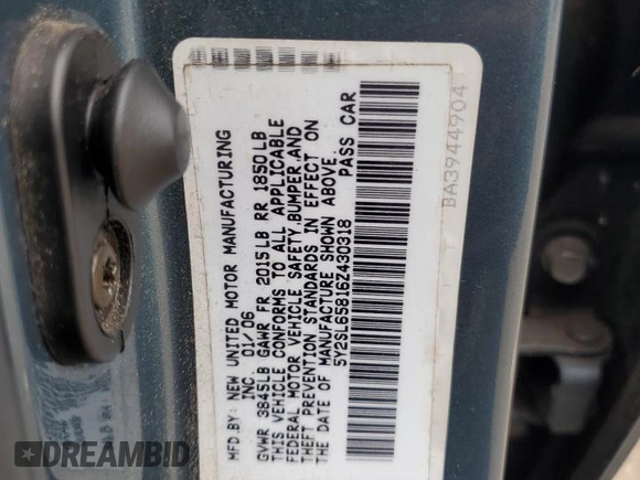 2006 Pontiac Vibe with VIN 5Y2SL65816Z430318, listed as a Copart auction lot 78996264 with Not Provided miles and Salvage Title. Bid and sale history available at carsss.com. Image 15.