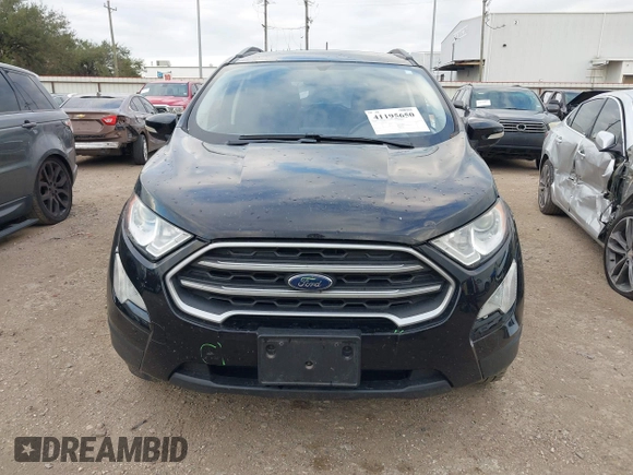 2019 Ford EcoSport SE with VIN MAJ3S2GE6KC299022, listed as a IAAI auction lot 41195650 with 77,949 mi miles and . Bid and sale history available at DreamBid. Image 13.