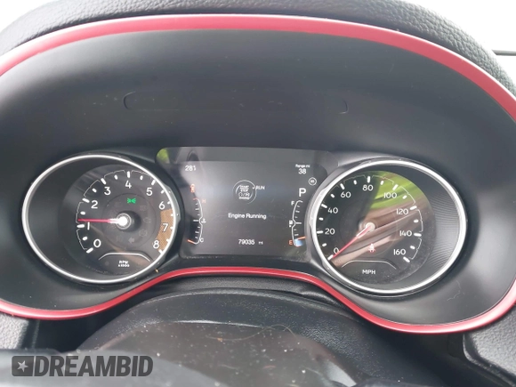2020 Jeep Compass Trailhawk with VIN 3C4NJDDB1LT203329, listed as a IAAI auction lot 41301931 with 79,035 mi miles and . Bid and sale history available at carsss.com. Image 7.