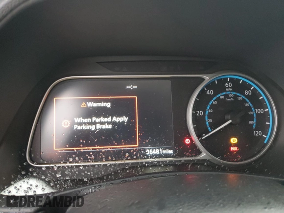 2022 Nissan LEAF SV Plus with VIN 1N4BZ1CVXNC556422, listed as a Copart auction lot 84870204 with 36,481 mi miles and Salvage Title. Bid and sale history available at DreamBid. Image 9.