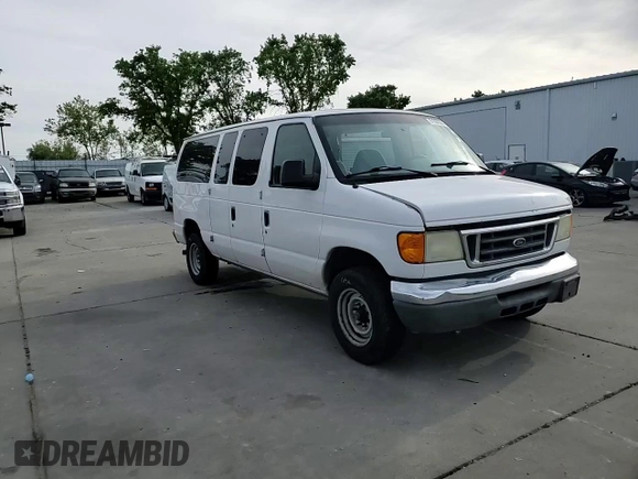 2006 Ford Econoline Passenger XL with VIN 1FBNE31L96HA61105, listed as a Copart auction lot 51996365 with 306,164 mi miles and Salvage title. Bid and sale history available at DreamBid. Image 12.