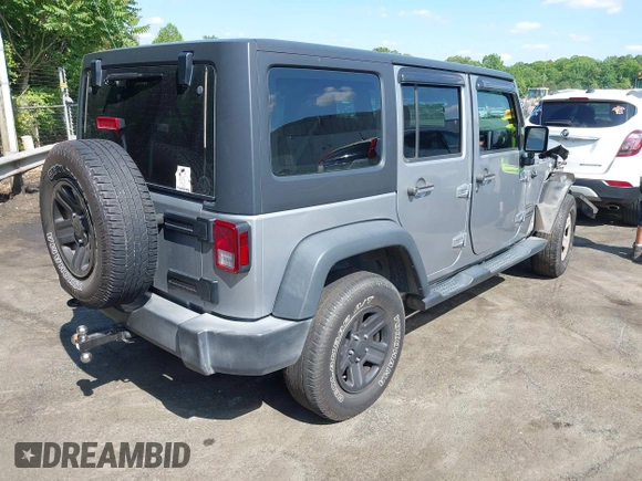 2016 Jeep Wrangler Unlimited Sport RHD с VIN 1C4BJWKG2GL340536, выставлен на аукционе IAAI как лот 42216451 с пробегом 179 117 миль миль и . История ставок и продаж доступна на DreamBid. Изображение 4.
