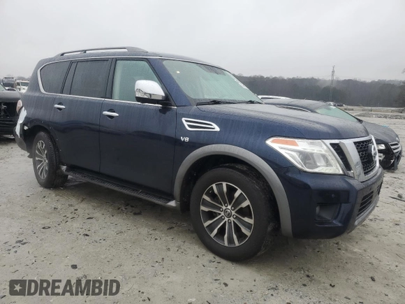 2020 Nissan Armada SL with VIN JN8AY2ND3L9108136, listed as a Copart auction lot 42542315 with 85,152 mi miles and Salvage Title. Bid and sale history available at carsss.com. Image 4.