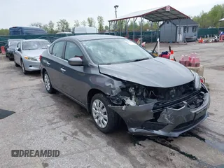 2019 Nissan Sentra SV with VIN 3N1AB7AP4KY322090, listed as a IAAI auction lot 41997982 with 64,328 mi miles. Bid and sale history available at carsss.com. Image 1.
