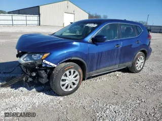 2018 Nissan Rogue S with VIN 5N1AT2MVXJC739756, listed as a Copart auction lot 46464295 with 107,691 mi miles and Salvage Title. Bid and sale history available at carsss.com. Image 1.