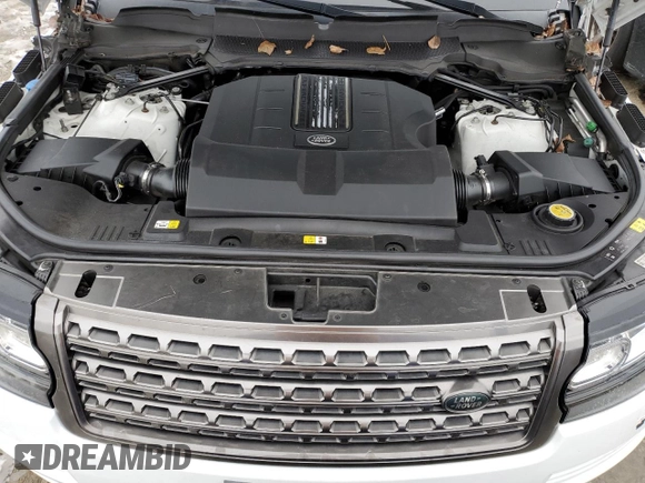 2017 Land Rover Range Rover with VIN SALGR2FV0HA358281, listed as a Copart auction lot 41411775 with 109,357 mi miles and Clean title. Bid and sale history available at DreamBid. Image 12.