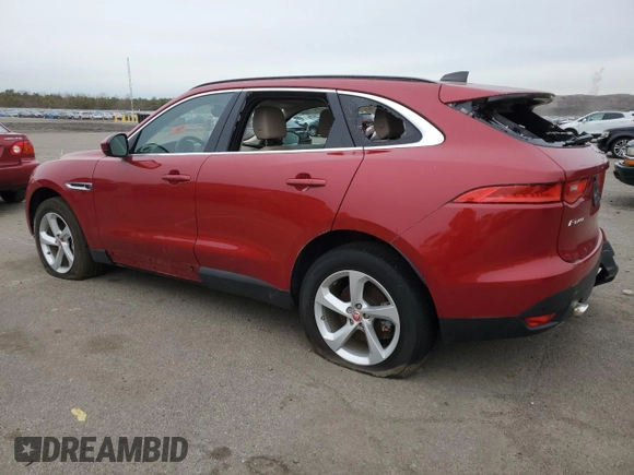 2020 Jaguar F-Pace 25t Premium z VIN SADCJ2FX1LA621776, wystawiony jako Copart lot #87417734 z przebiegiem Nie podano mil oraz Szkoda całkowita • Salvage title. Historia ofert i sprzedaży dostępna na DreamBid. Obrazek 2.