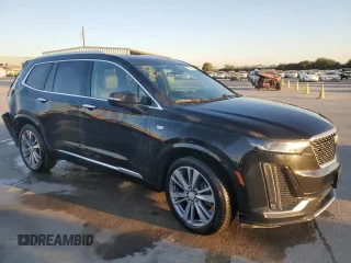 2020 Cadillac XT6 FWD Premium Luxury with VIN 1GYKPCRS2LZ183664, listed as a Copart auction lot 74754244 with 42,532 mi miles and Salvage Title. Bid and sale history available at carsss.com. Image 4.