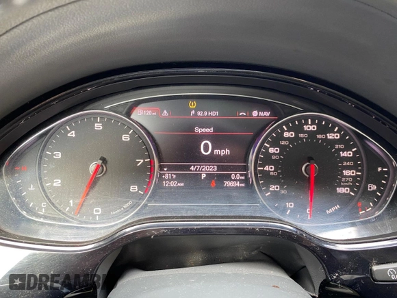 2011 Audi A8 with VIN WAURVAFD7BN018734, listed as a Copart auction lot 63735055 with 79,694 mi miles and Clean title. Bid and sale history available at DreamBid. Image 8.