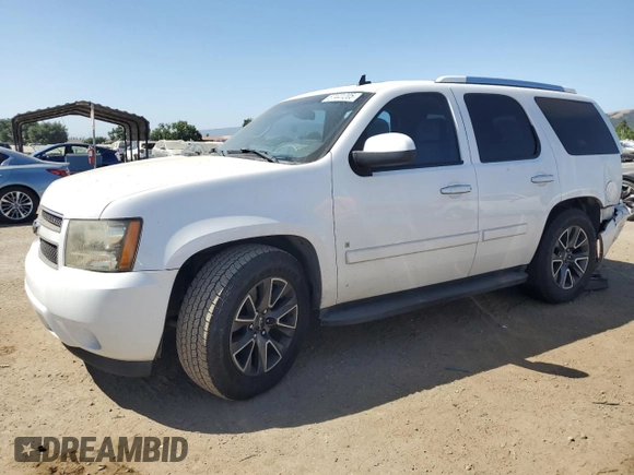 2007 Chevrolet Tahoe LTZ with VIN 1GNFC13J47R182259, listed as a Copart auction lot 57441205 with 204,898 mi miles and Salvage title. Bid and sale history available at DreamBid. Image 1.