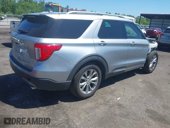 2021 Ford Explorer Limited with VIN 1FMSK7FHXMGB05954, listed as a IAAI auction lot 42055024 with 57,046 mi miles. Bid and sale history available at carsss.com. Image 4.