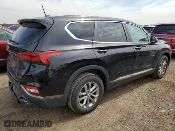 2019 Hyundai Santa Fe SE with VIN 5NMS23AD3KH113983, listed as a Copart auction lot 56008805 with 99,681 mi miles and Salvage title. Bid and sale history available at DreamBid. Image 3.