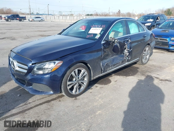 2018 Mercedes-Benz C 300 with VIN 55SWF4JB3JU270762, listed as a IAAI auction lot 41443175 with 76,853 mi miles and . Bid and sale history available at carsss.com. Image 17.