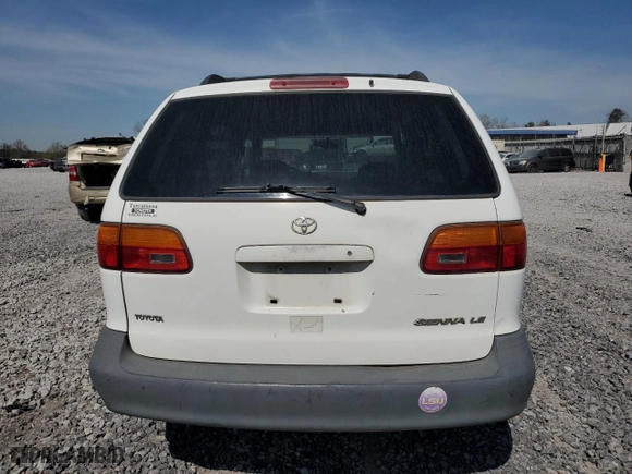 1998 Toyota Sienna LE with VIN 4T3ZF13C4WU045920, listed as a Copart auction lot 50936875 with 209,057 mi miles and Salvage Title. Bid and sale history available at carsss.com. Image 6.