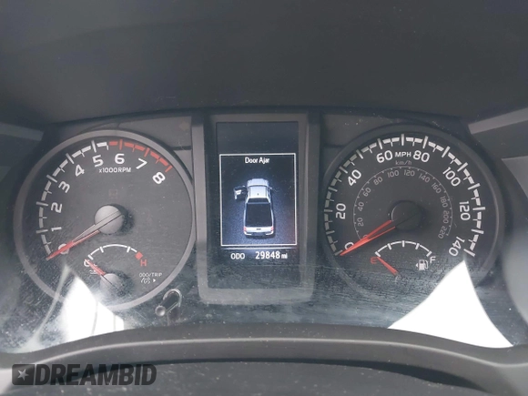 2022 Toyota Tacoma SR with VIN 3TYSX5EN1NT010664, listed as a IAAI auction lot 41642295 with 29,848 mi miles and . Bid and sale history available at DreamBid. Image 7.