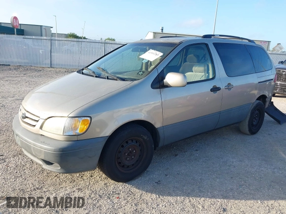 2003 Toyota Sienna CE with VIN 4T3ZF19C23U534111, listed as a IAAI auction lot 41951281 with 281,361 mi miles. Bid and sale history available at carsss.com. Image 19.