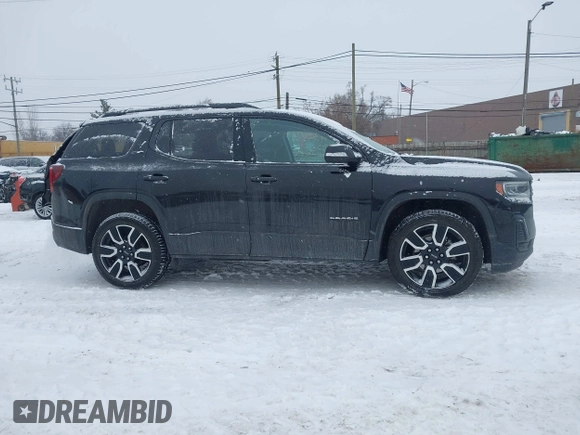 2021 GMC Acadia SLE with VIN 1GKKNRLS2MZ211301, listed as a IAAI auction lot 41326723 with 39,526 mi miles. Bid and sale history available at carsss.com. Image 13.