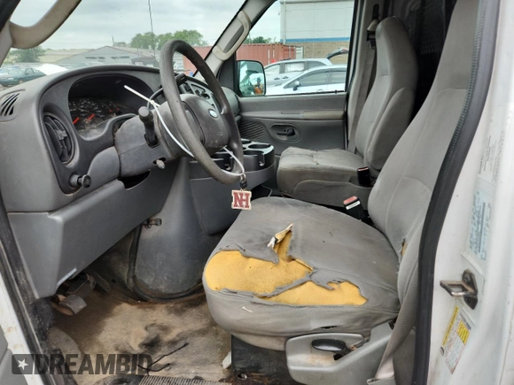 2006 Ford Econoline Cargo with VIN 1FTNE24L16HA86954, listed as a Copart auction lot 63314175 with 207,701 mi miles and Salvage title. Bid and sale history available at DreamBid. Image 7.
