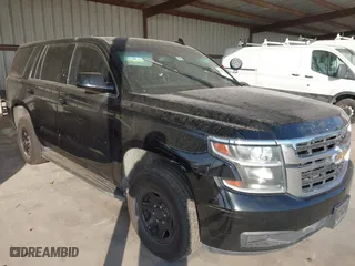 2019 Chevrolet Tahoe Commercial with VIN 1GNLCDEC0KR390778, listed as a IAAI auction lot 41800011 with 1 mi miles. Bid and sale history available at carsss.com. Image 1.