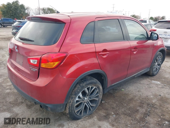 2016 Mitsubishi Outlander Sport 2.0 ES with VIN JA4AP3AU2GZ063989, listed as a IAAI auction lot 41084564 with 96,267 mi miles. Bid and sale history available at carsss.com. Image 4.