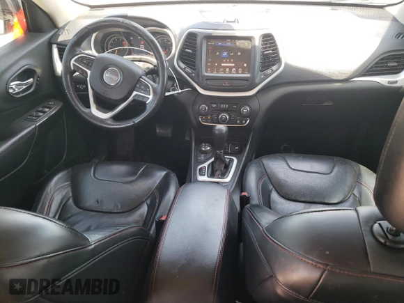 2016 Jeep Cherokee Trailhawk with VIN 1C4PJMBS3GW102000, listed as a Copart auction lot 60866505 with 120,985 mi miles and Salvage title. Bid and sale history available at DreamBid. Image 8.