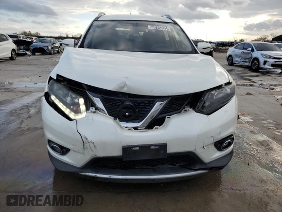 2016 Nissan Rogue SL with VIN 5N1AT2MT8GC787604, listed as a Copart auction lot 85201604 with 162,976 mi miles and Salvage Title. Bid and sale history available at carsss.com. Image 5.