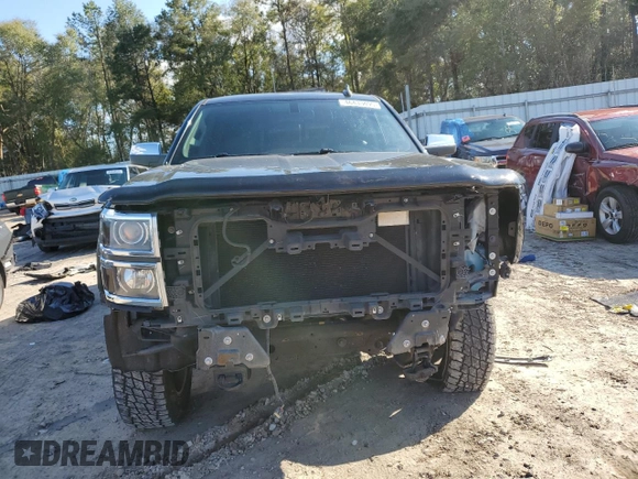 2015 Chevrolet Silverado 1500 LTZ with VIN 3GCUKSEC2FG504886, listed as a Copart auction lot 46433495 with 131,475 mi miles and Salvage Title. Bid and sale history available at DreamBid. Image 5.