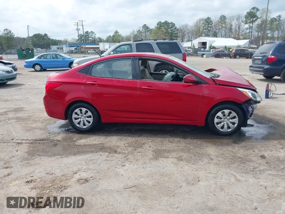 2017 Hyundai Accent SE with VIN KMHCT4AE3HU376150, listed as a IAAI auction lot 41943771 with 1 mi miles. Bid and sale history available at carsss.com. Image 12.