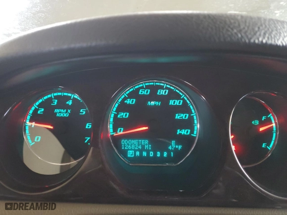 2010 Buick Lucerne CXL Premium with VIN 1G4HJ5EM2AU131073, listed as a Copart auction lot 47976165 with 126,824 mi miles and Salvage Title. Bid and sale history available at carsss.com. Image 9.