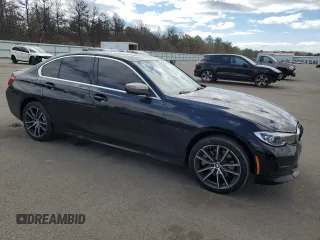2019 BMW 3 Series 330i xDrive with VIN WBA5R7C52KFH31007, listed as a Copart auction lot 53333285 with 0 mi miles and Salvage Title. Bid and sale history available at carsss.com. Image 4.