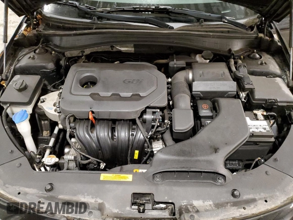 2018 Kia Optima LX with VIN 5XXGT4L3XJG245147, listed as a Copart auction lot 58152935 with 106,363 mi miles and Salvage title. Bid and sale history available at DreamBid. Image 11.