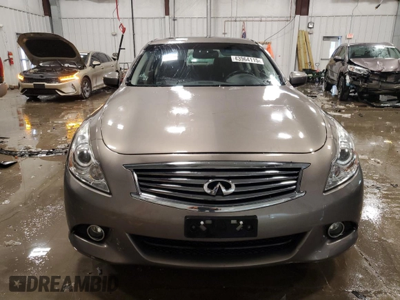 2013 Infiniti G37 x with VIN JN1CV6AR1DM354738, listed as a Copart auction lot 43964115 with 123,241 mi miles and Non Repairable. Bid and sale history available at DreamBid. Image 5.