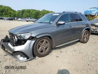 2024 Mercedes-Benz GLE 53 AMG with VIN 4JGFB6BB1RB104581, listed as a Copart auction lot 66413344 with 10,434 mi miles and Salvage title. Bid and sale history available at DreamBid. Image 1.