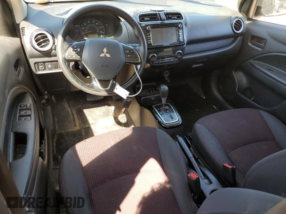 2020 Mitsubishi Mirage G4 SE with VIN ML32F4FJ0LHF07393, listed as a Copart auction lot 49332415 with 0 mi miles and Non Repairable. Bid and sale history available at carsss.com. Image 8.