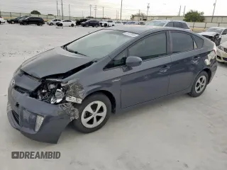 2014 Toyota Prius Four with VIN JTDKN3DU1E0381874, listed as a Copart auction lot 61487885 with 128,006 mi miles and Clean title. Bid and sale history available at DreamBid. Image 1.
