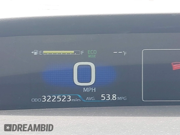 2021 Toyota Prius LE with VIN JTDKAMFP0M3193305, listed as a IAAI auction lot 42283494 with 322,523 mi miles and . Bid and sale history available at DreamBid. Image 7.