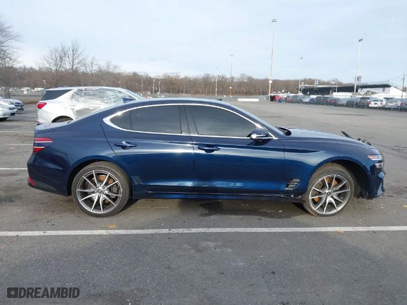 2022 Genesis G70 3.3T with VIN KMTG54TE7NU081644, listed as a IAAI auction lot 41139818 with 44,953 mi miles. Bid and sale history available at carsss.com. Image 13.