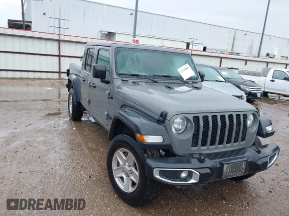 2023 Jeep Gladiator Sport S z VIN 1C6HJTAG3PL523140, wystawiony jako IAAI lot #41719004 z przebiegiem 34 014 mil mil oraz . Historia ofert i sprzedaży dostępna na DreamBid. Obrazek 1.