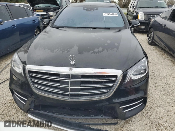 2020 Mercedes-Benz S-Class S 450 with VIN WDDUG6GB1LA506366, listed as a Copart auction lot 77251484 with 0 mi miles and Non Repairable. Bid and sale history available at carsss.com. Image 5.