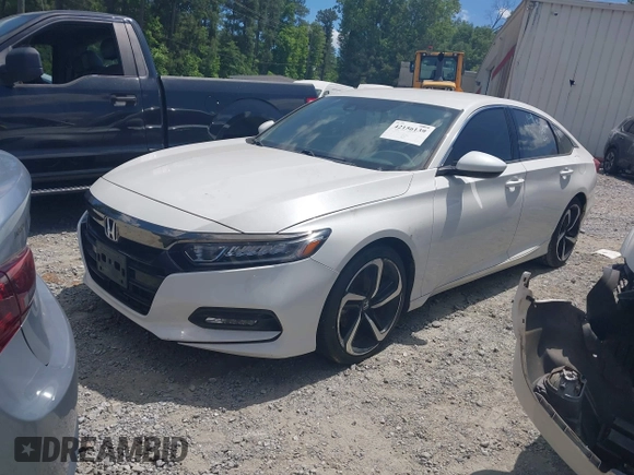 2019 Honda Accord Sport with VIN 1HGCV1F31KA029379, listed as a IAAI auction lot 42156139 with 58,238 mi miles and . Bid and sale history available at DreamBid. Image 2.