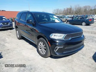 2022 Dodge Durango SXT with VIN 1C4RDJAG0NC228020, listed as a IAAI auction lot 41648159 with 54,858 mi miles and . Bid and sale history available at DreamBid. Image 1.
