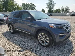 2021 Ford Explorer Platinum z VIN 1FM5K8HC2MGC36798, wystawiony jako Copart lot #60119585 z przebiegiem 70 174 mil mil oraz Szkoda całkowita • Salvage title. Historia ofert i sprzedaży dostępna na DreamBid. Obrazek 4.
