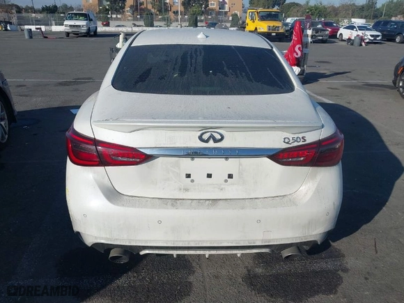 2020 Infiniti Q50 RED SPORT 400 with VIN JN1FV7AP3LM630207, listed as a IAAI auction lot 41214485 with NaN miles. Bid and sale history available at carsss.com. Image 15.
