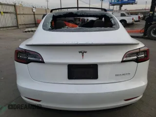 2022 Tesla Model 3 Performance with VIN 5YJ3E1EC3NF265334, listed as a Copart auction lot 84853734 with Not Provided miles and Salvage Title. Bid and sale history available at DreamBid. Image 6.