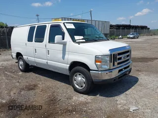 2014 Ford Econoline Cargo Commercial with VIN 1FTNE2EWXEDA81007, listed as a IAAI auction lot 42693549 with 117,457 mi miles and . Bid and sale history available at DreamBid. Image 1.