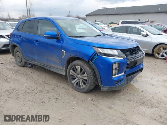 2021 Mitsubishi Outlander Sport SE with VIN JA4APVAU7MU011729, listed as a IAAI auction lot 41581967 with 78,740 mi miles. Bid and sale history available at carsss.com. Image 1.