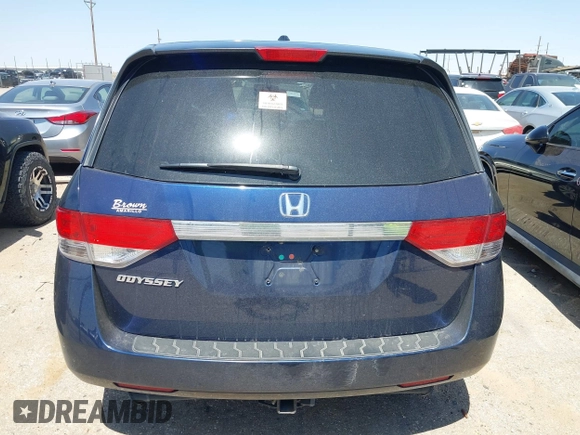 2015 Honda Odyssey EX-L with VIN 5FNRL5H6XFB123366, listed as a IAAI auction lot 42037807 with 141,135 mi miles and . Bid and sale history available at DreamBid. Image 16.
