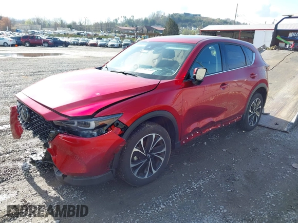 2023 Mazda CX-5 2.5 S Premium Plus Package with VIN JM3KFBEMXP0229561, listed as a IAAI auction lot 41967266 with 9,244 mi miles. Bid and sale history available at carsss.com. Image 2.