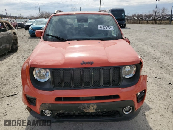 2019 Jeep Renegade Altitude z VIN ZACNJABB0KPK52915, wystawiony jako Copart lot #47705455 z przebiegiem 75 247 mil mil oraz Szkoda całkowita • Salvage title. Historia ofert i sprzedaży dostępna na DreamBid. Obrazek 5.